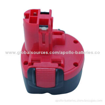 Cordless Power Tools for Bosch, 7.2V Pod-style Battery Pack in Black, NiMH